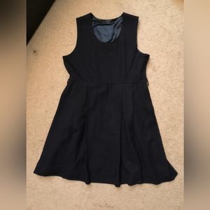 Navy Blue Knee length Dress